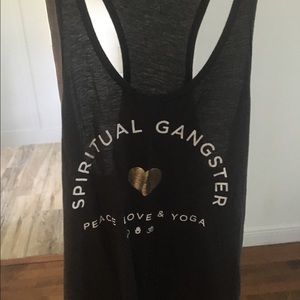 Yoga tank spiritual gangster
